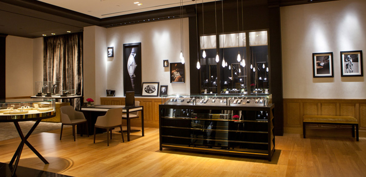 LUXURY Watch SHOWCASE DESIGN WITH STORAGE CABINETS