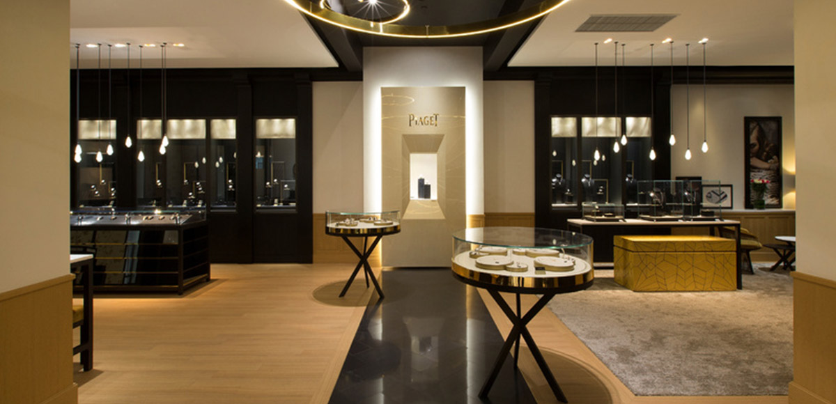 LUXURY Watch SHOWCASE DESIGN WITH STORAGE CABINETS