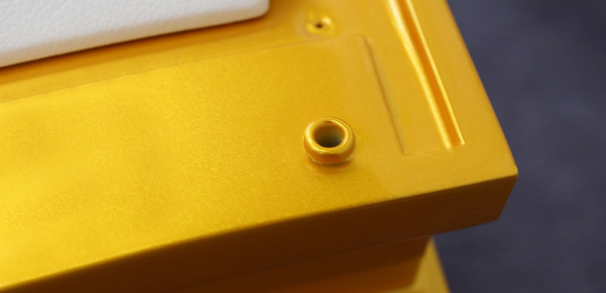 curved wooden jewelry showcase