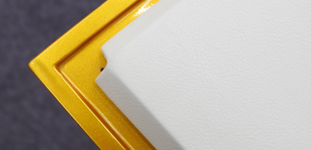 curved wooden jewelry showcase