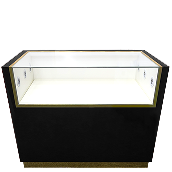 AMERICAN STYLE WOODEN Watch showcase WITH LIGHTS AND STORAGE