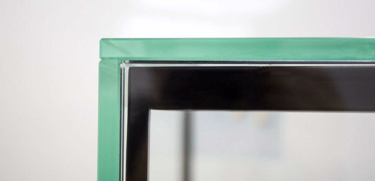 square watch and jewelry showcase cabinet